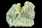 Green Prehnite Crystal Cluster - Morocco #127391-1